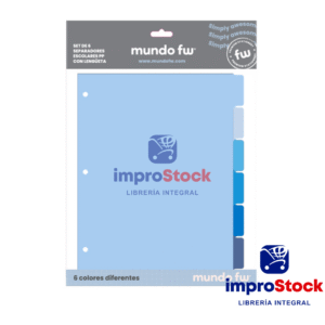 Separador Nº3 Escolar Con Lengueta FW (342321)