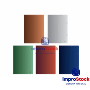 Carpeta 3 Solapas Metalica Oficio Rideo (342548)