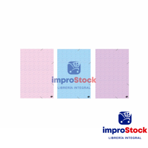 Carpeta 3 Solapas Brillos Estrellas Oficio Rideo (342545)