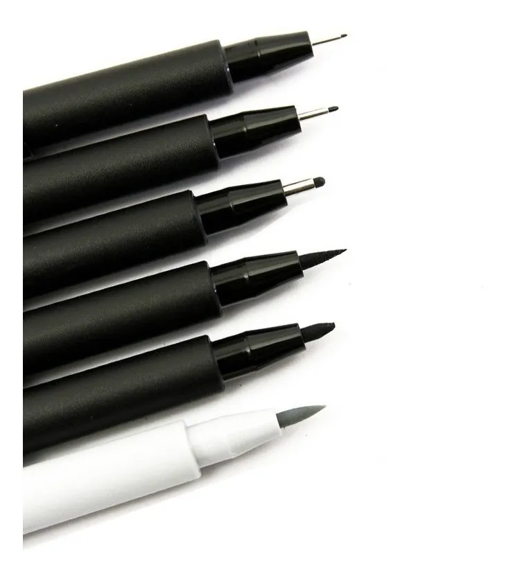 D_NQ_NP_2X_686838-MLA99242540750_112025-F Set Marcadores Pitt Artist Pens Mangaka x 6 Faber Castell (329013) - Imagen 4