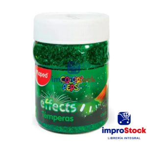 Tempera Pote 200g Verde Efecto Cesped Maped (68066)