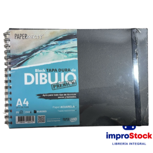 Block A4 Para Acuarela X240g  T/D Paperland (338253)