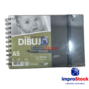 Block A5 Blanco X150g  T/D Paperland (338252)