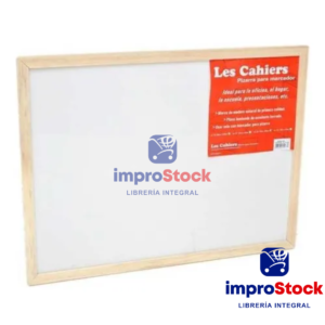 Pizarra Blanca C/Marco De Madera  45X60 Les Cahiers (34982)