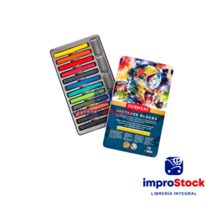 Barras Tinta  Inktense Blocks X12 Solubles Derwent (51152)