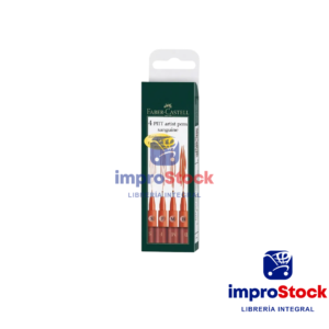 Marcador Pitt Artist Pens Sanguine x4 Faber-Castell (40453)