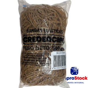 Bandas Elasticas 500g 100X1.5X1.5mm Credencial (11737)