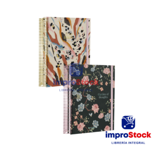 Cuaderno A5 16X21cm Belle Flores FW (343315)