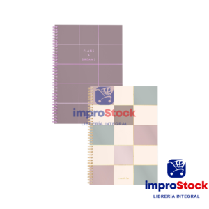 Cuaderno A4 Cuadriculado Neo Pink Block 80hjs FW (343322)