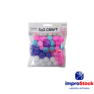 Pompones Colores Surtidos X50 Ibi Craft (343079)