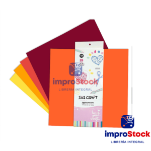 Papel P/Scrap 30X30 160g Gamas Naranjas 35hjs Ibi-Craft (330333)