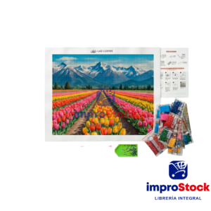 Diamond Painting 37x47 Tulipanes De Trevelin Las Lupes (343477)