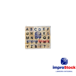 Sellos "ABC" Mayusculas & Minusculas 30 Piezas Las Lupes (338865)