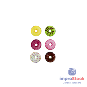 Iman redondos Donas 25mm x6PCS Ibi-Craft (341111)