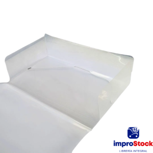 Carpeta 3 Solapas de 2cm Transparente Ibi-Craft (343612)