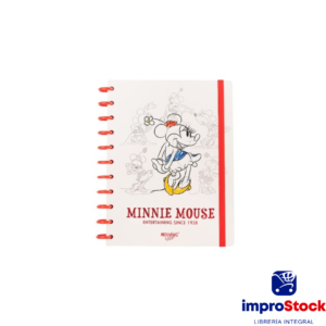 Cuaderno De Discos Loop Carta Minie Mouse Mooving (335480)