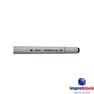 Marcador Doble Punta Col BG1 Gris Azulado Deli (339303)