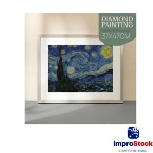 Diamond Painting 37×47 Noche Estrellada Las Lupes (343478)