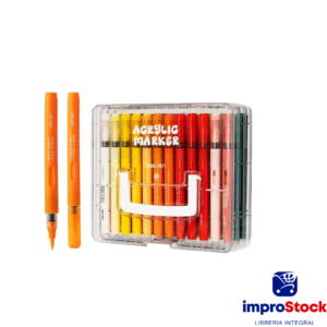 Marcadores Acrilico De Tinta Liquida X48 Deli (343356)