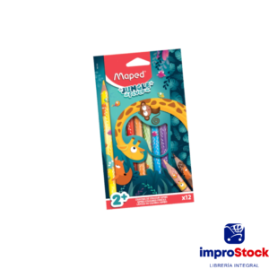 Lapices x12 Jumbo Jungle Maped (344127)