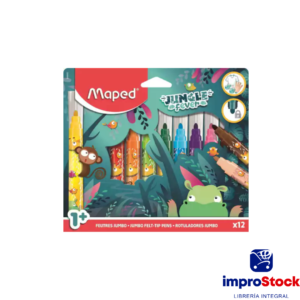 Marcadores x12 Jumbo Jungle Maped (344136)
