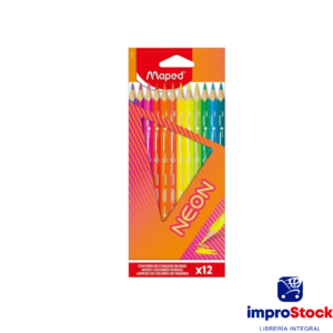 Lapices x12 Neon Maped (344133)