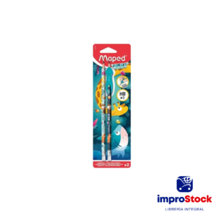 Lapices Jungle Fever x2 +Grip Maped (344128)