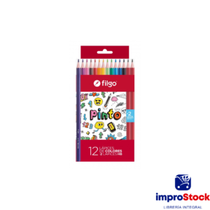 Lapices De Colores X12 + 2 Grafitos Filgo (339595)