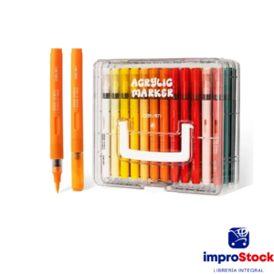 Marcadores Acrilico Tinta Liquida x24 Deli (343354)