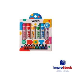 Marcadores De Colores Dot Markers x6 Wero (344254