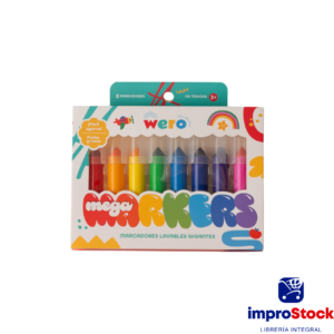 Marcadores Lavables x8 Wero (341101)