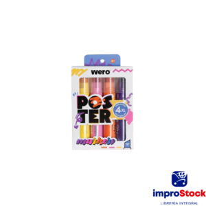 Marcador Poster x4 Wero (344255)