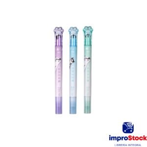 Marcadores Roller Paw Punta Roller y Glitter Blister x3 Wero (344258)