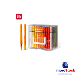 Marcadores Acrilico Tinta Liquida x36 Deli (343355)