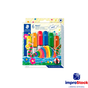 Cera Gel con Glitter x6 Staedtler (344311)