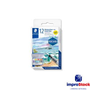 Acuarela Pastilla Con Pincel Recargble Staedtler (344305)