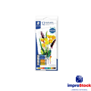 Acrilico x12 12ml Staedler (344298)