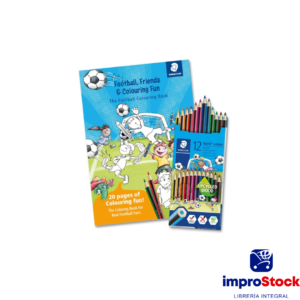 Lapices x12 + libro para colorear Staedtler (344309)
