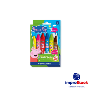 Marcadores Lavable x6 Peppa Pig Staedtler (344293)