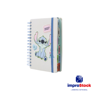 AGENDA STITCH 14X20 DIARIA ESPIRAL MOOVING (337958)