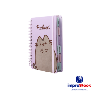 AGENDA PUSHEEN 14X20 DIARIA ESPIRAL MOOVING (341263)