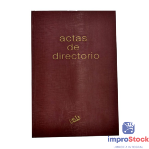 Libro Acta De Directorio Rab (45281)