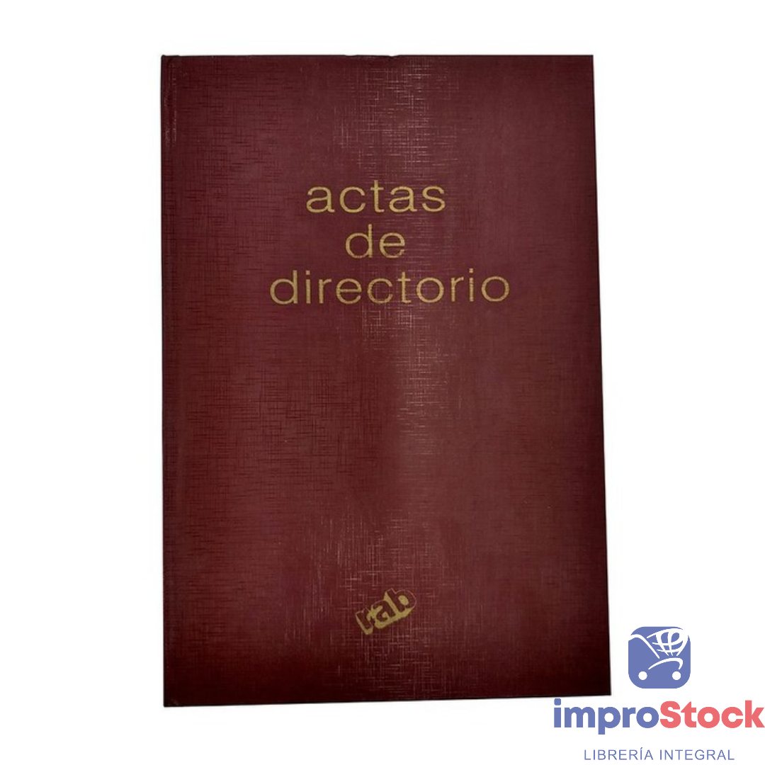 Libro Acta De Directorio Rab (45281)